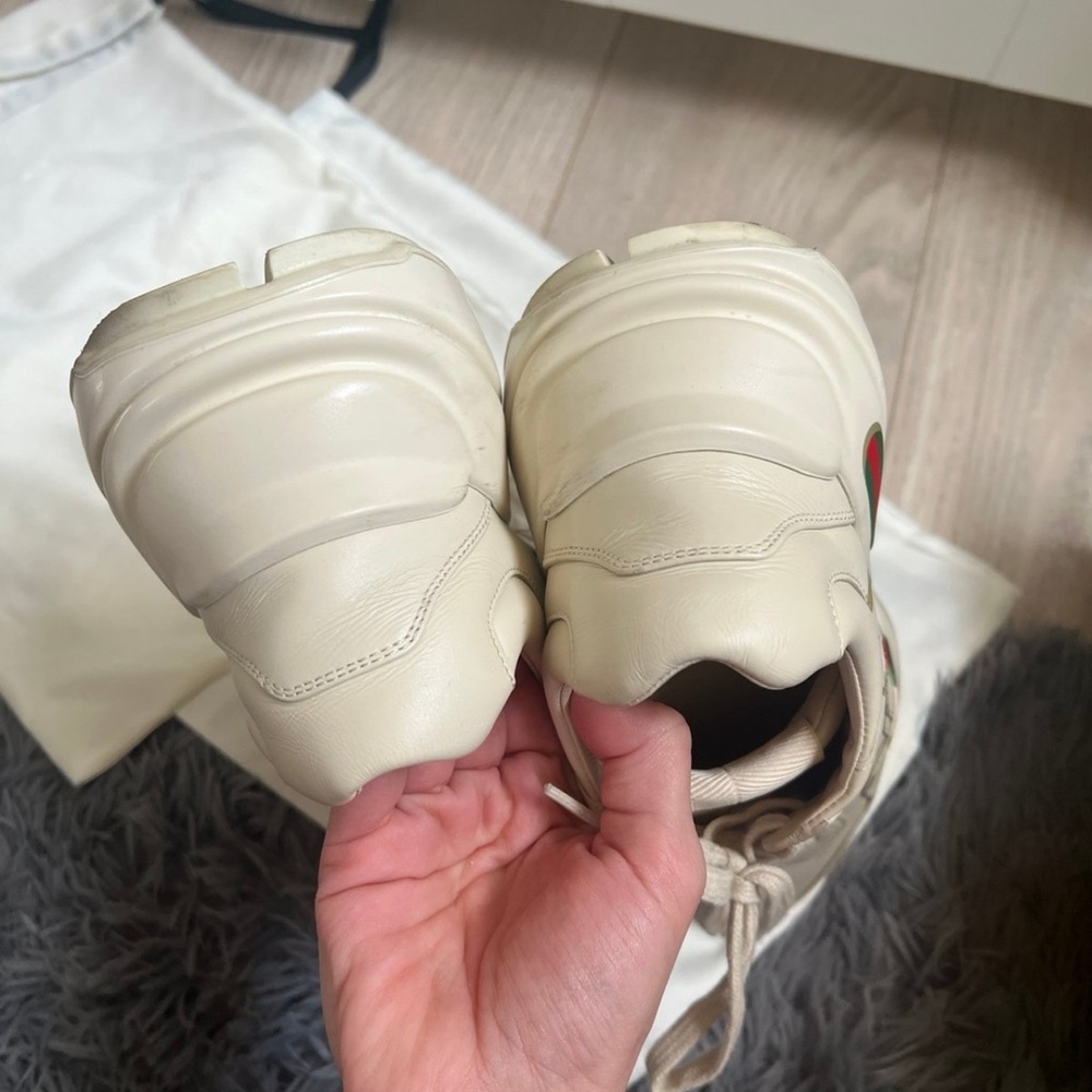 Gucci Rhyton Leather Sneaker - Picture 4 of 6